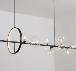 Lampa wisząca ORION LONG-120 czarna 120cm