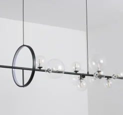 Lampa wisząca ORION LONG-120 czarna 120cm