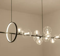 Lampa wisząca ORION LONG-120 czarna 120cm