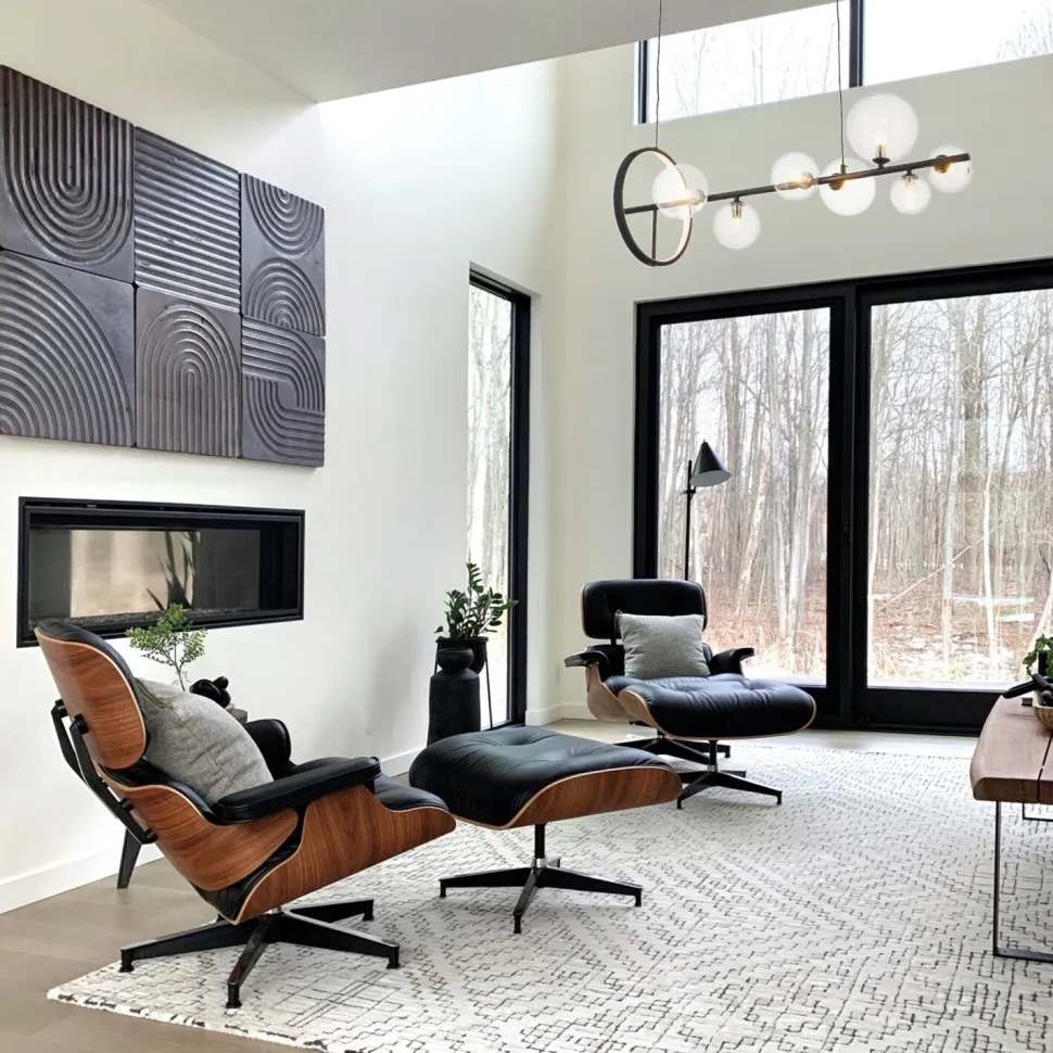 Lampa wisząca ORION LONG-90 czarna 90cm