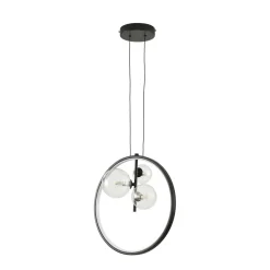 Lampa wisząca ORION RING LED czarny 40  cm