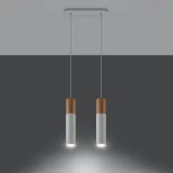 Lampa wisząca PABLO 2 biała