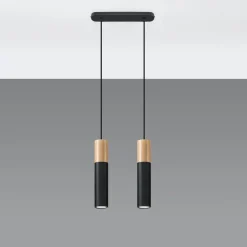 Lampa wisząca PABLO 2 czarna
