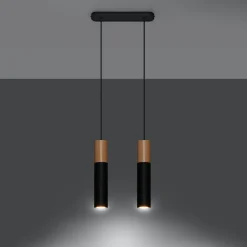 Lampa wisząca PABLO 2 czarna