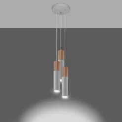 Lampa wisząca PABLO 3P biała