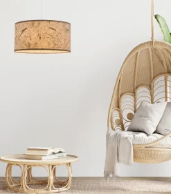 Lampa wisząca Papirus 1x60W E27 abażur  beżowy