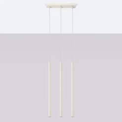 Lampa wisząca PASTELO 3 beżowa