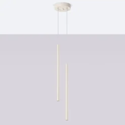 Lampa wisząca PASTELO 2 beżowa