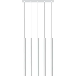 Lampa wisząca PASTELO 5 biała