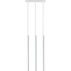 Lampa wisząca PASTELO 3 biała
