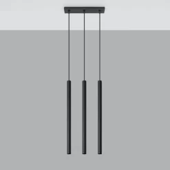Lampa wisząca PASTELO 3 czarna