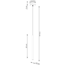 Lampa wisząca PASTELO 1 zielona oliwka