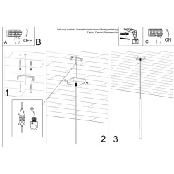 Lampa wisząca PASTELO 1 zielona oliwka