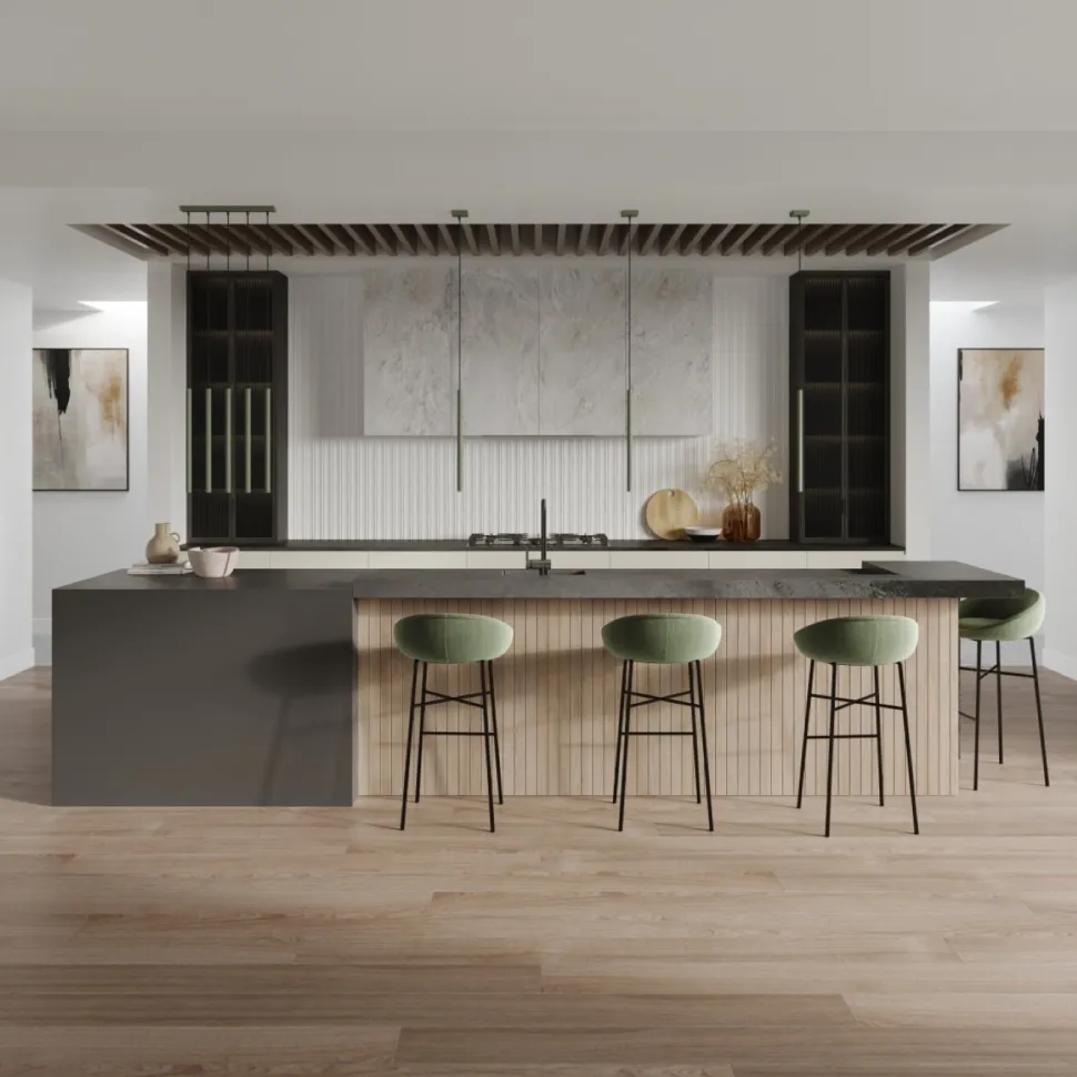 Lampa wisząca PASTELO 1 zielona oliwka