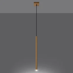 Lampa wisząca PASTELO 1 złota