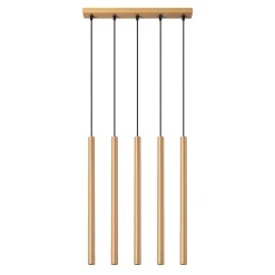 Lampa wisząca PASTELO 5L złota