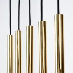 Lampa Wisząca PASTELO 5L złoty połysk