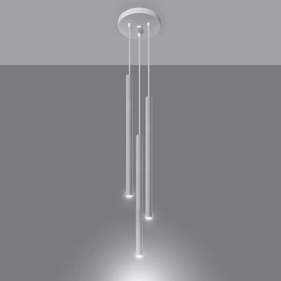 Lampa wisząca PASTELO 3P biała