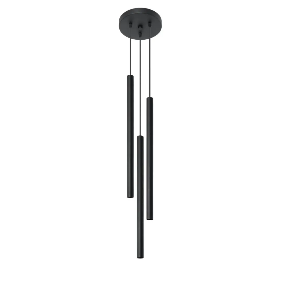 Lampa wisząca PASTELO 3P czarna
