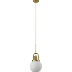 Lampa wisząca PEARL złota 20 cm