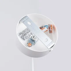 Lampa wisząca PEKKA 1 biała/naturalne  drewno