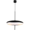 Lampa wisząca PIATTO biało-czarna 50 cm