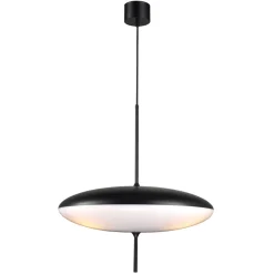 Lampa wisząca PIATTO biało-czarna 50 cm