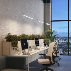 Lampa wisząca PINNE 117 biała 4000K