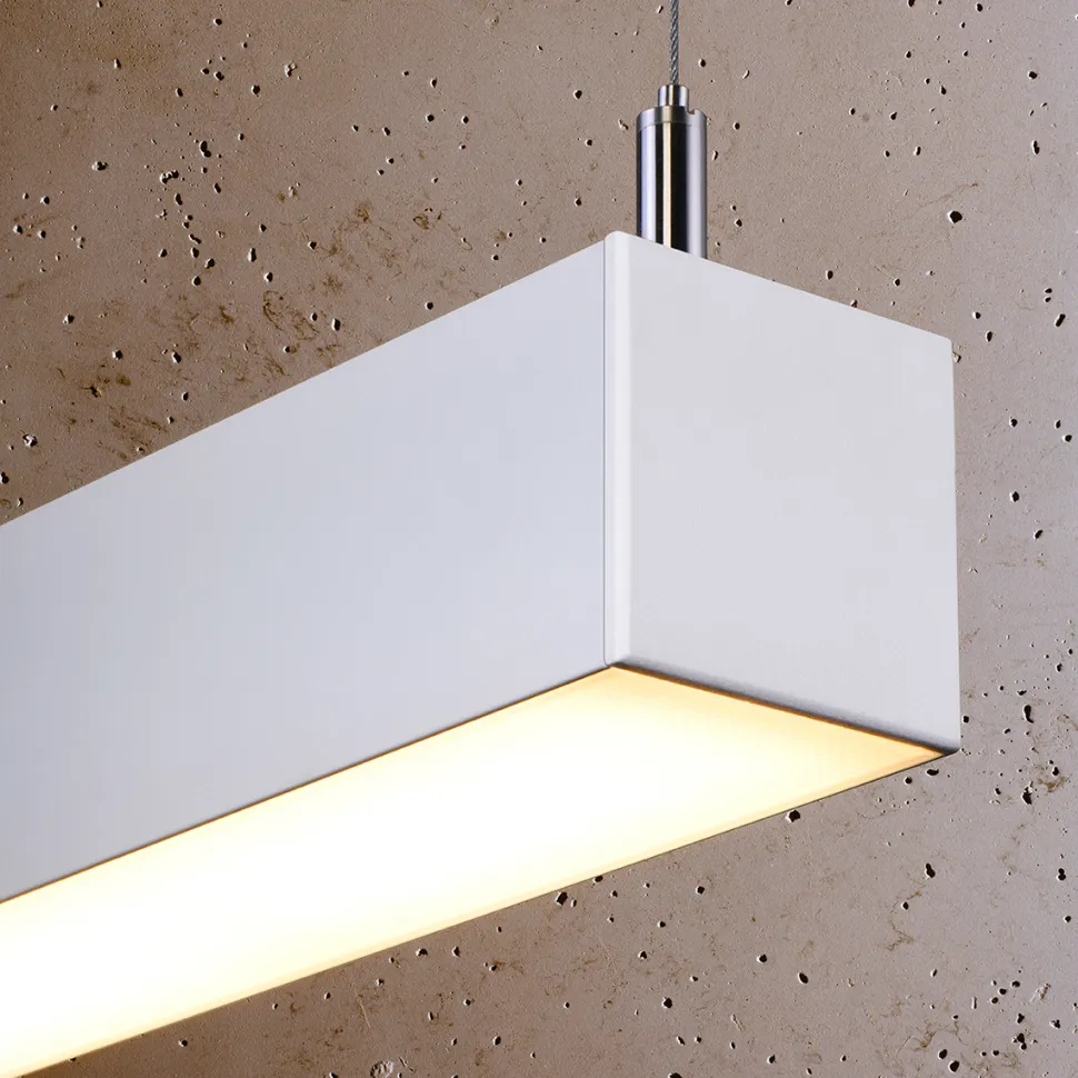 Lampa wisząca PINNE 117 biała 3000K