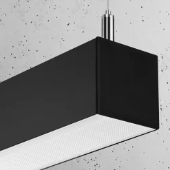 Lampa wisząca PINNE 90 czarna 4000K