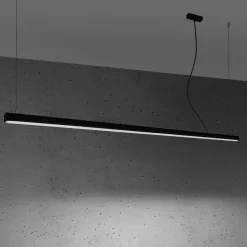 Lampa wisząca PINNE 200 czarna 4000K