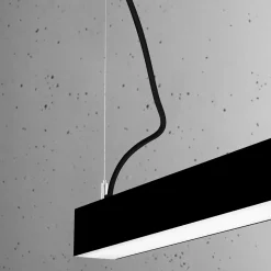 Lampa wisząca PINNE 200 czarna 4000K