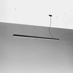 Lampa wisząca PINNE 200 czarna 3000K