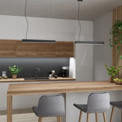 Lampa wisząca PINNE 200 czarna 3000K