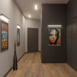 Lampa wisząca PINNE 150 czarna 3000K