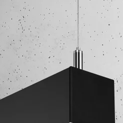 Lampa wisząca PINNE 150 czarna 3000K