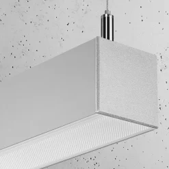 Lampa wisząca PINNE 200 szara 3000K