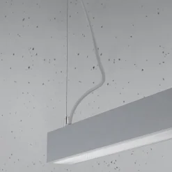 Lampa wisząca PINNE 200 szara 3000K
