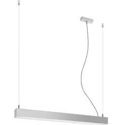 Lampa wisząca PINNE 67 szara 3000K