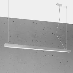 Lampa wisząca PINNE 150 szara 4000K