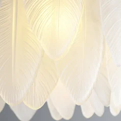 Lampa wisząca PIUMA LONG biała 100 cm