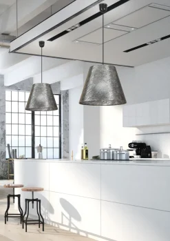 Lampa wisząca Platino 3 35 cm 1x60W E27  srebrny