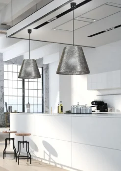 Lampa wisząca Platino 3 35 cm 1x60W E27  srebrny