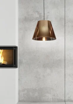 Lampa wisząca Platino 1 35 cm 1x60W E27  miedziany