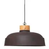 Lampa wisząca Prao metal/ drewno