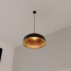 Lampa wisząca Prao metal/ drewno