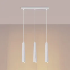 Lampa wisząca PRYSM 3L biała