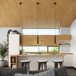 Lampa wisząca PRYSM 3L czarna