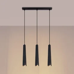 Lampa wisząca PRYSM 3L czarna