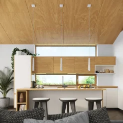 Lampa wisząca PRYSM 3P biała